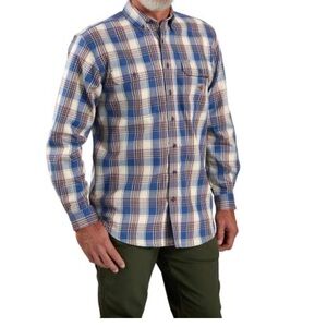 Carhartt Flame-Resistant Long-Sleeve Plaid Shirt